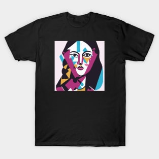 Fae - Cubism Portrait T-Shirt